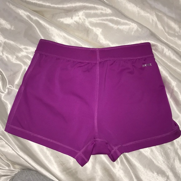 Adidas Neon Purple Spandex Volleyball Shorts - Picture 4 of 5